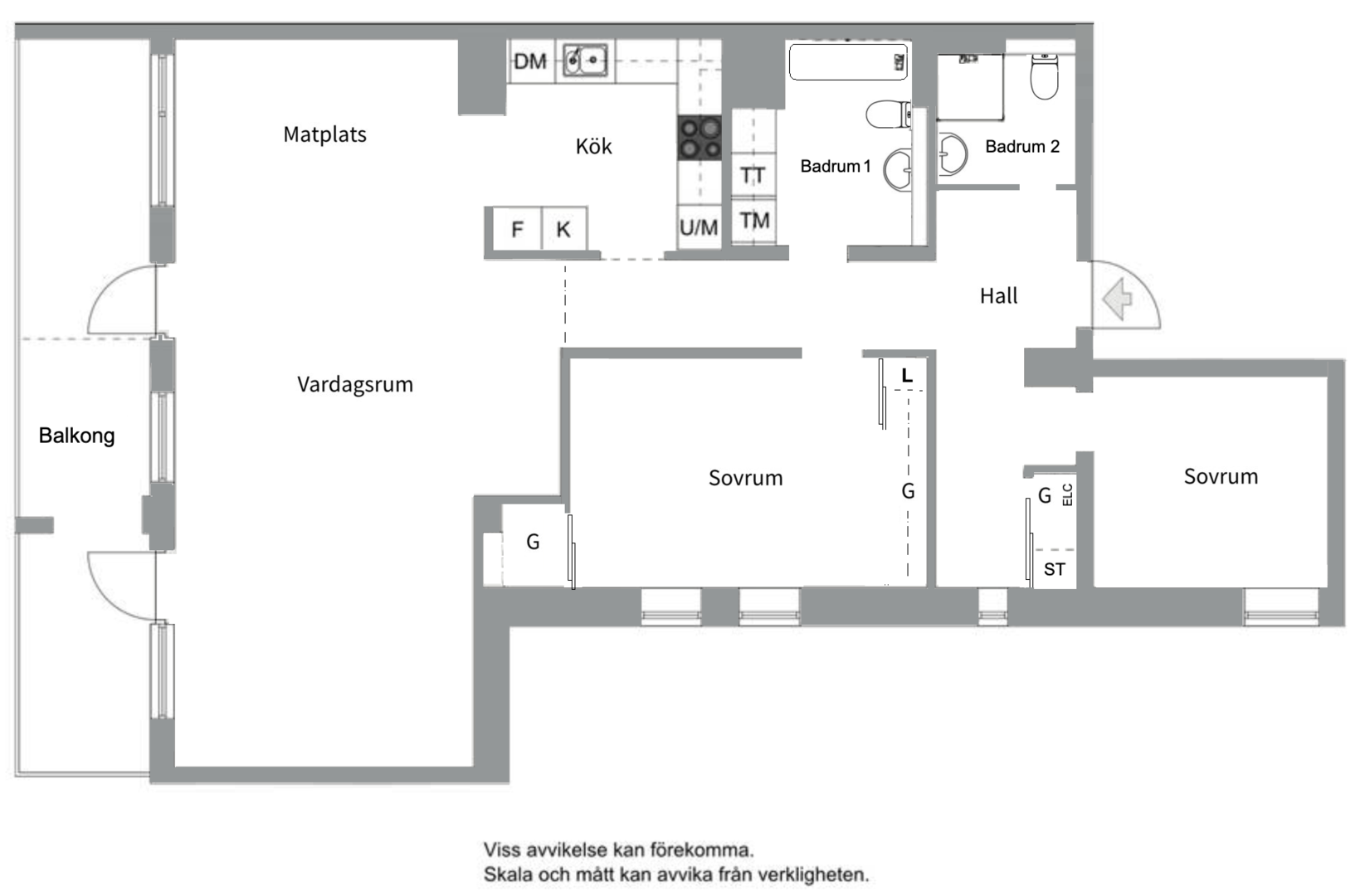Planlösning från Siloplatsen 8, Såld i , Nacka