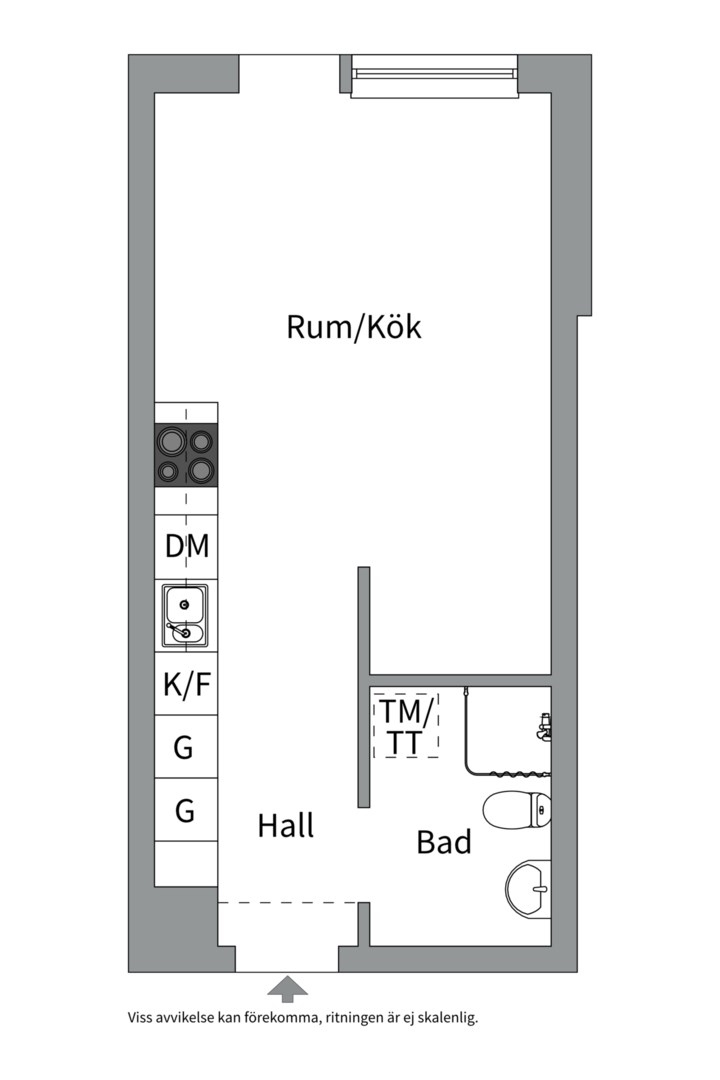 Planlösning från Råbyvägen 55E, Till salu i Gränby, Uppsala