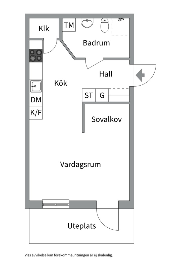 Planlösning från Ormingeringen 62B, Såld i Västra Orminge, Nacka