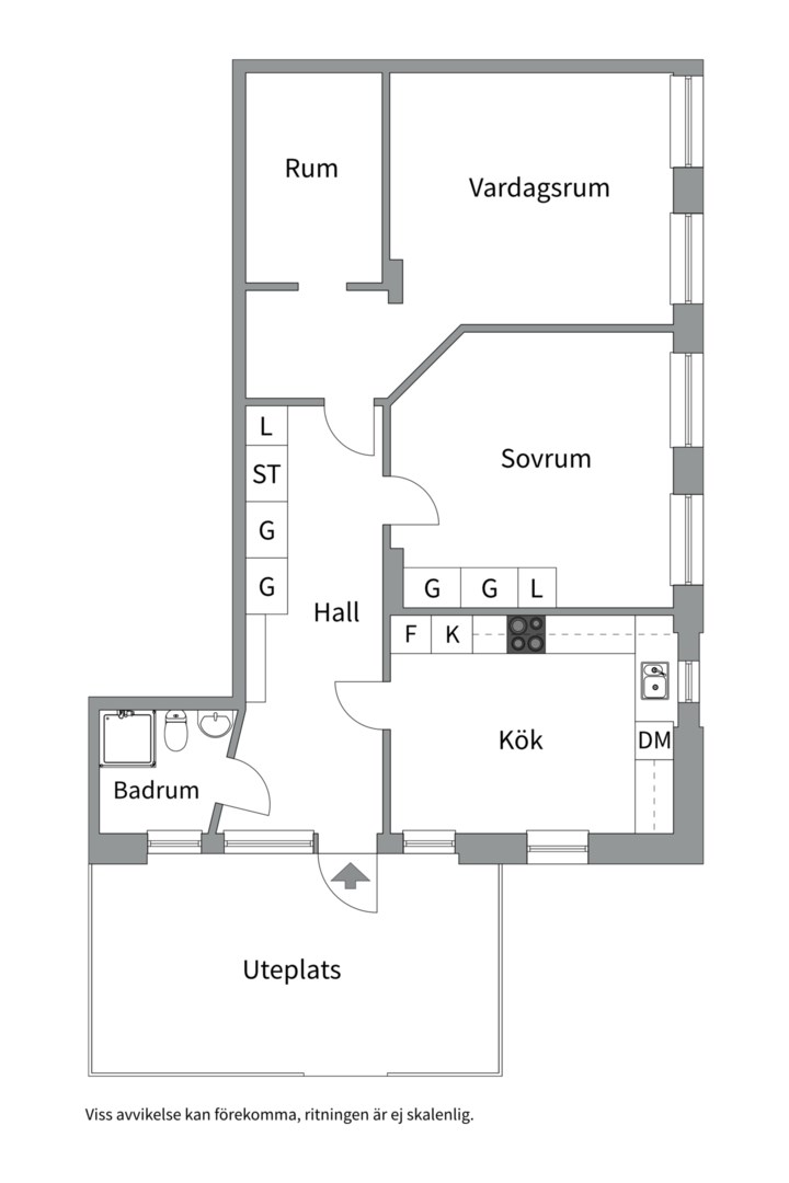 Bostadsbild från Odensvigatan 7, Till salu i Odensvi, Västerås