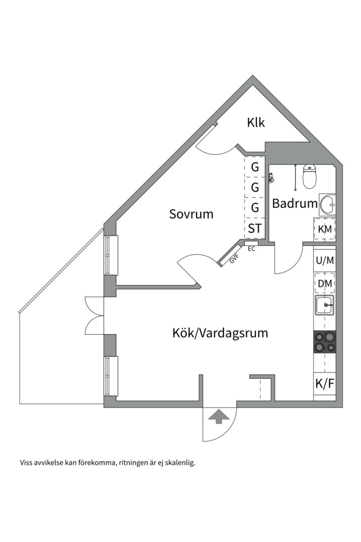 Planlösning från Nya Gatan 9, Kommande i Forum Nacka, Nacka