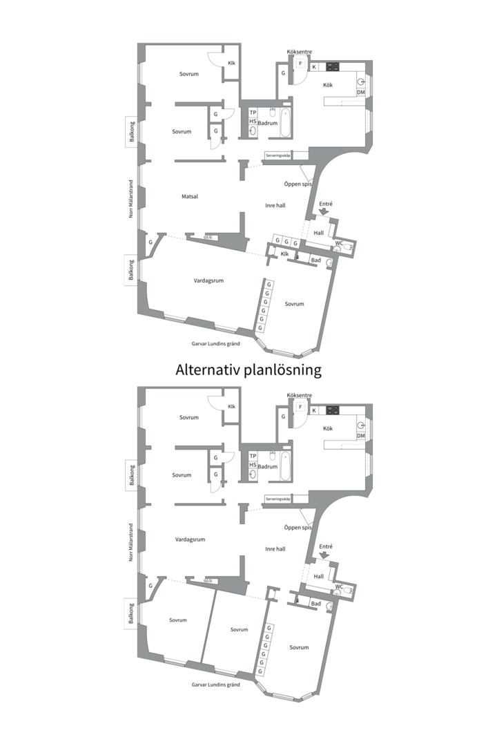 Bostadsbild från Norr Mälarstrand 32A, Såld i Kungsholmen, Stockholm