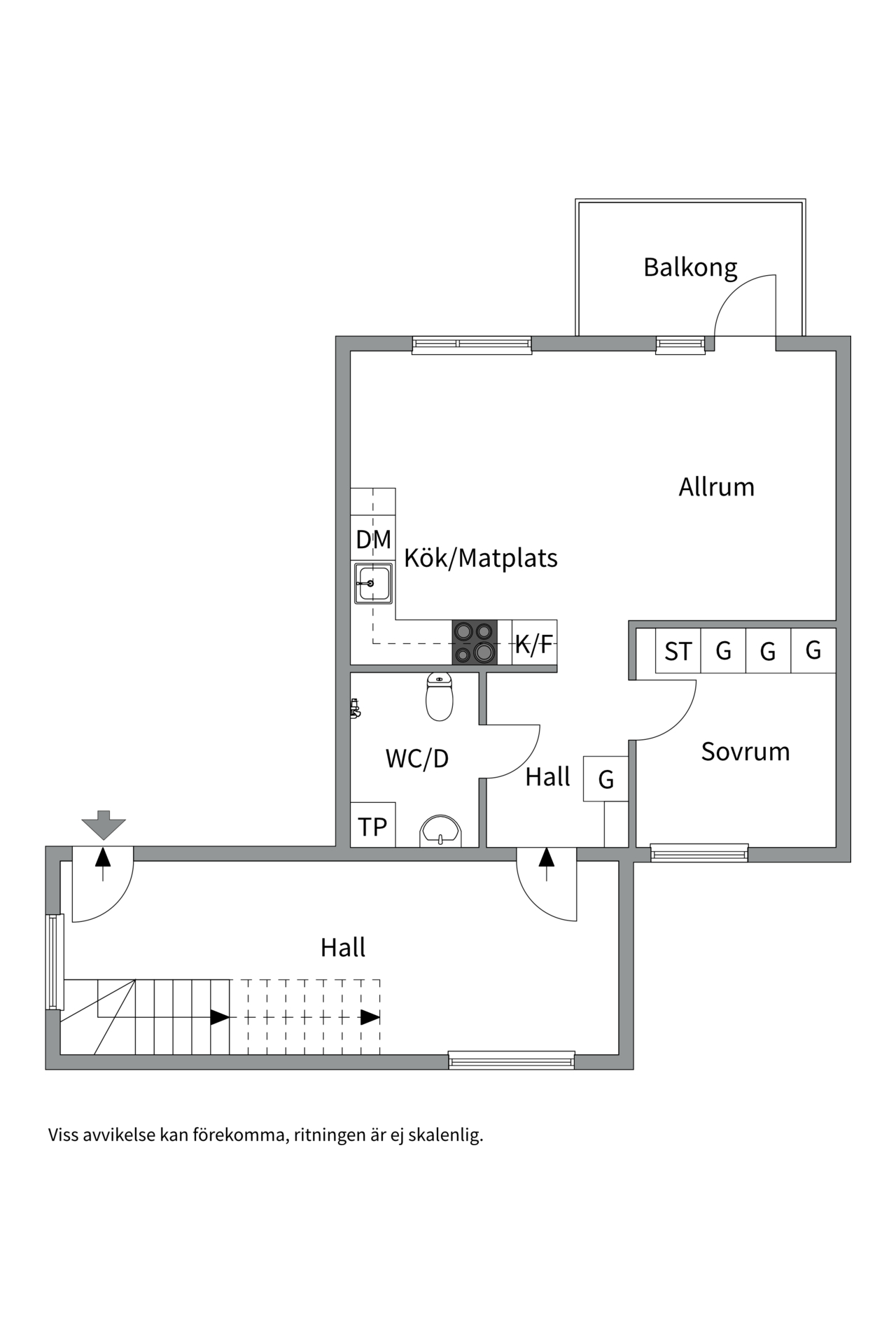Bostadsbild från Jordgubbsvägen 20D, Såld i Södra Källtorp, Västerås