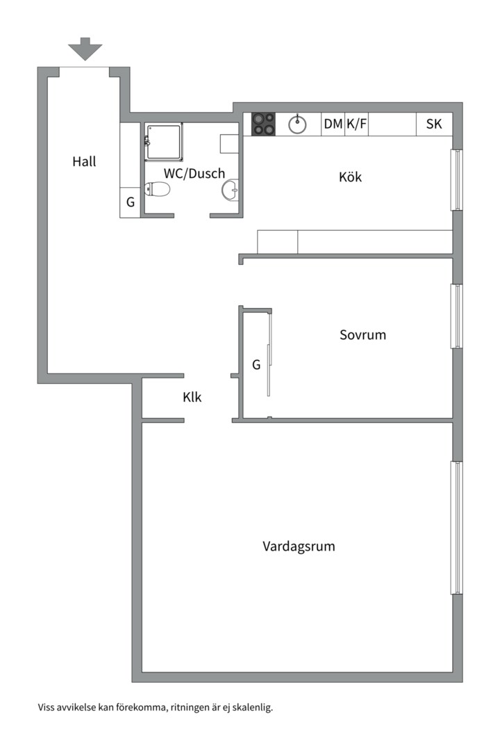 Planlösning från Väderkvarnsgatan 8B, Snart till salu i Höganäs, Uppsala
