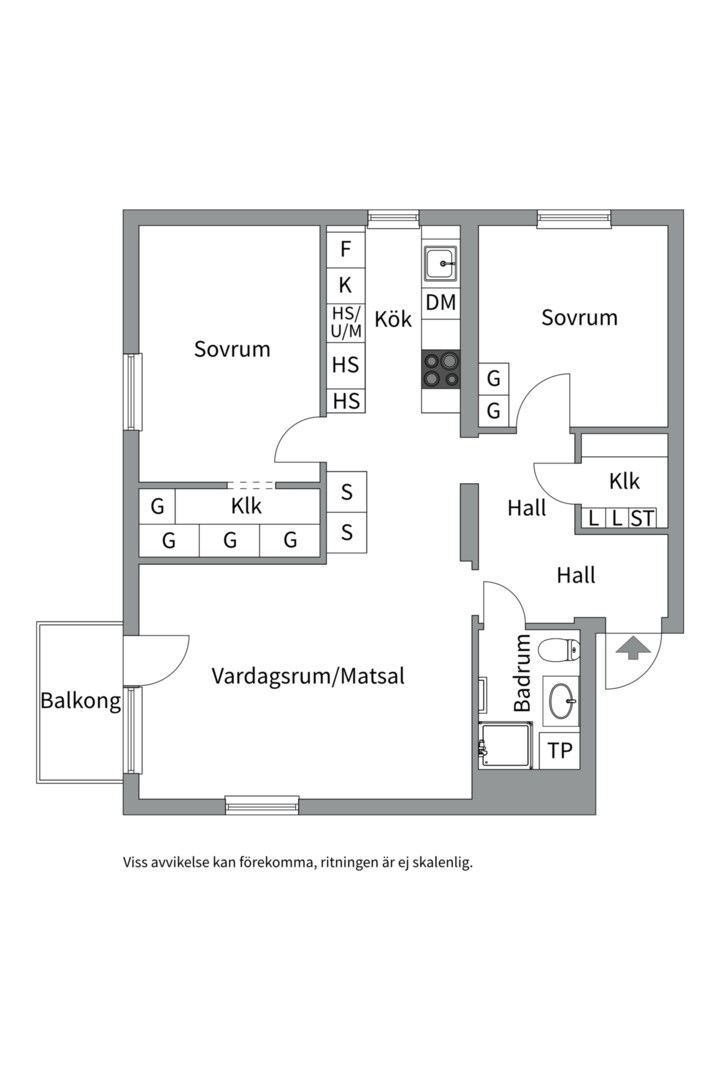 Planlösning från Beckasinvägen 35, Såld i Saltängen, Nacka