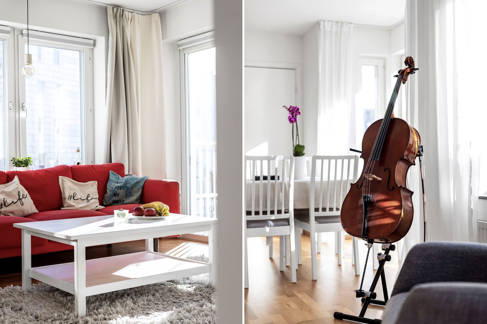 Bostadsbild från Råbyvägen 70, Såld i Kapellgärdet, Uppsala