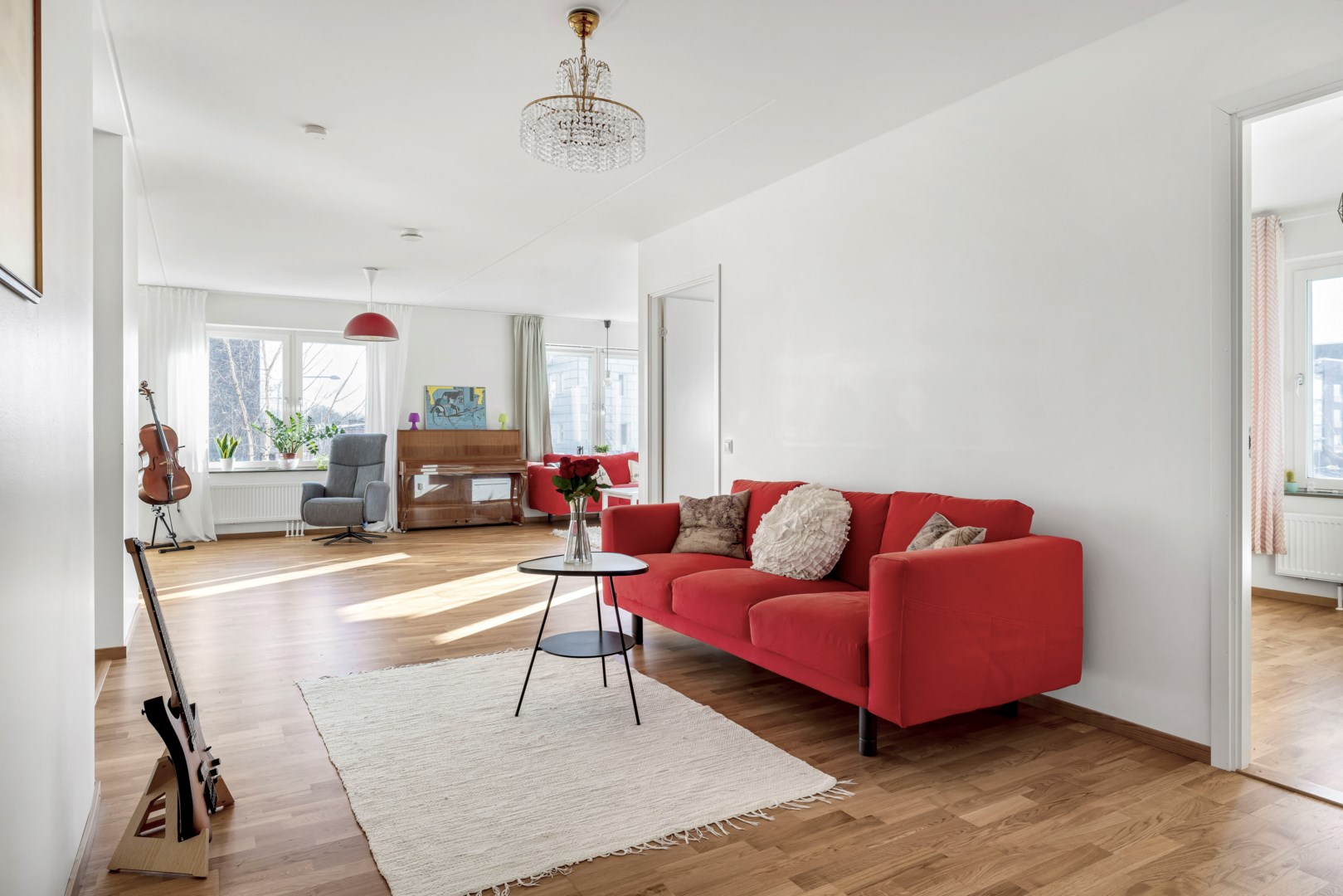 Bostadsbild från Råbyvägen 70, Såld i Kapellgärdet, Uppsala