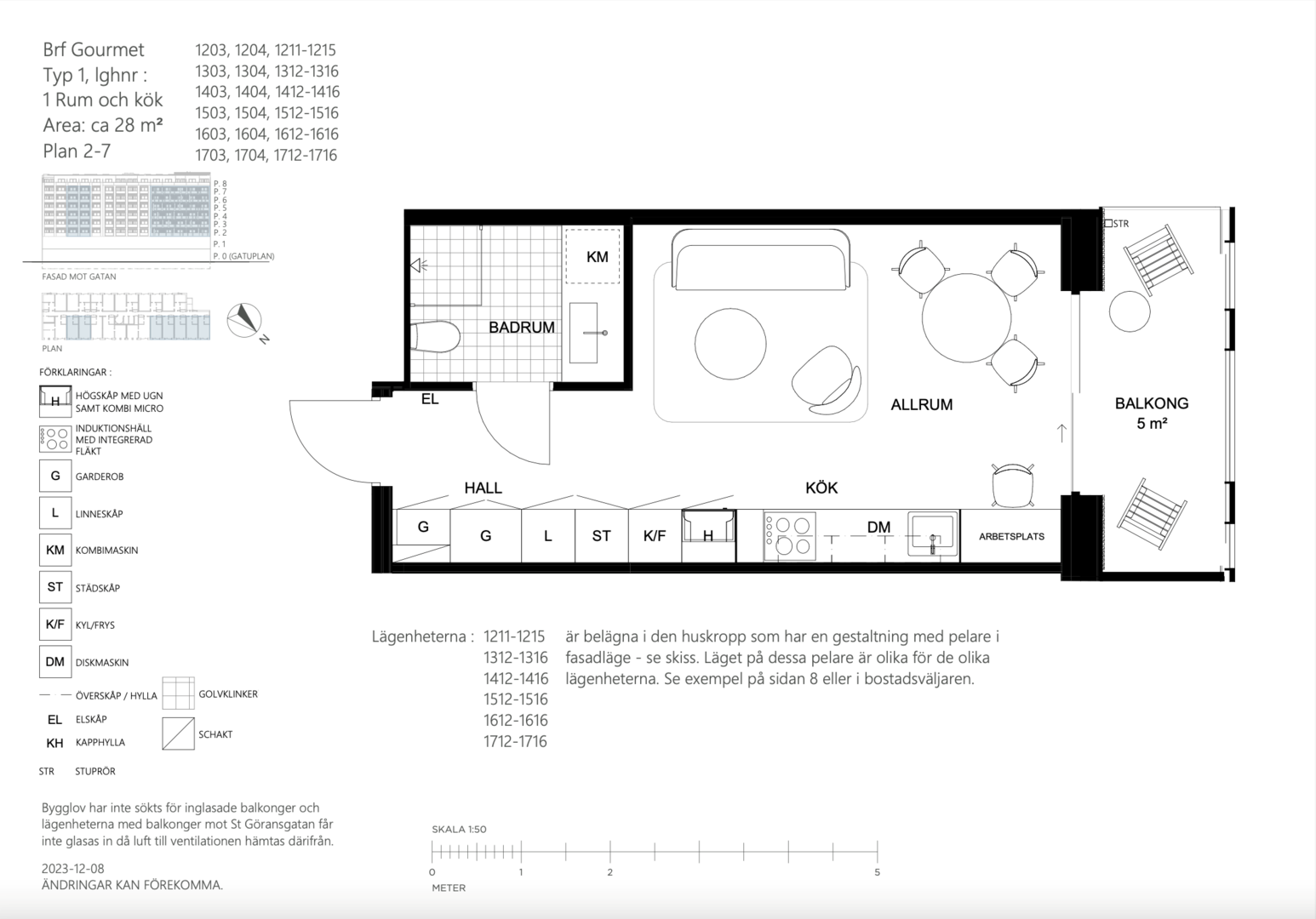 Planlösning från Sankt Göransgatan 143F, 1614, Till salu i Kungsholmen - Stadshagen, Stockholm