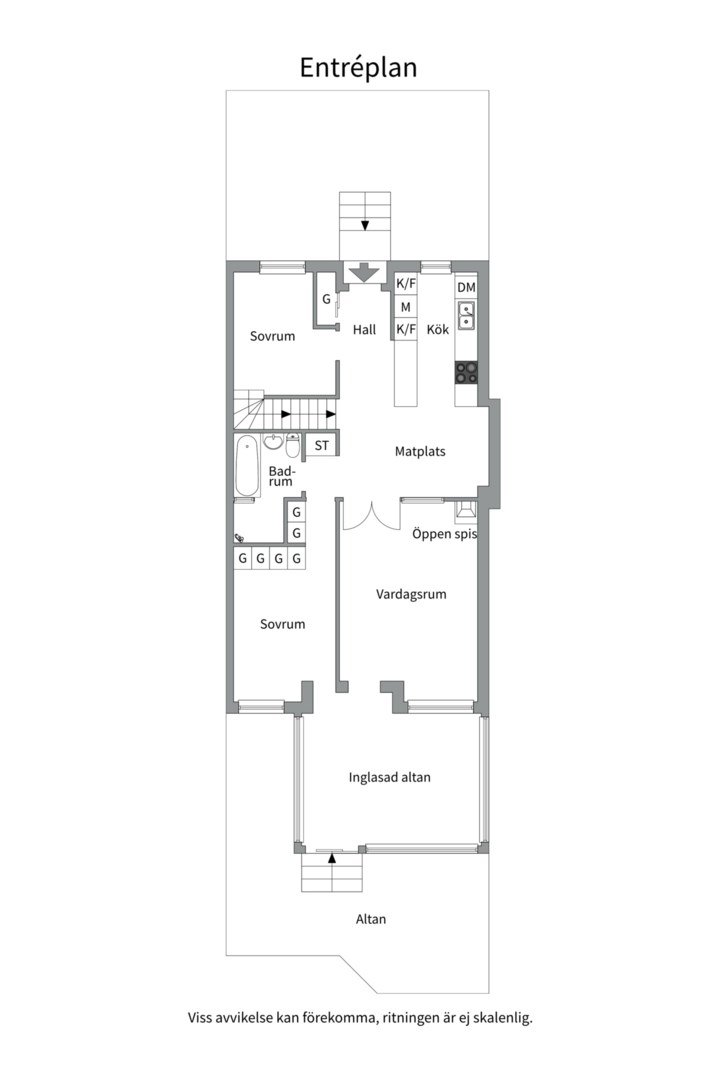 Planlösning från Mistelgatan 3D, Såld i Johannesbäck, Uppsala
