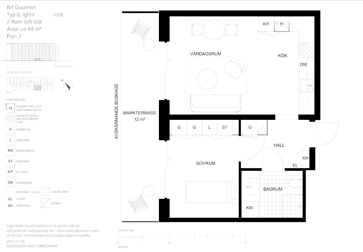 Planlösning från Sankt Göransgatan 143F, 1208, Till salu i Kungsholmen - Stadshagen, Stockholm