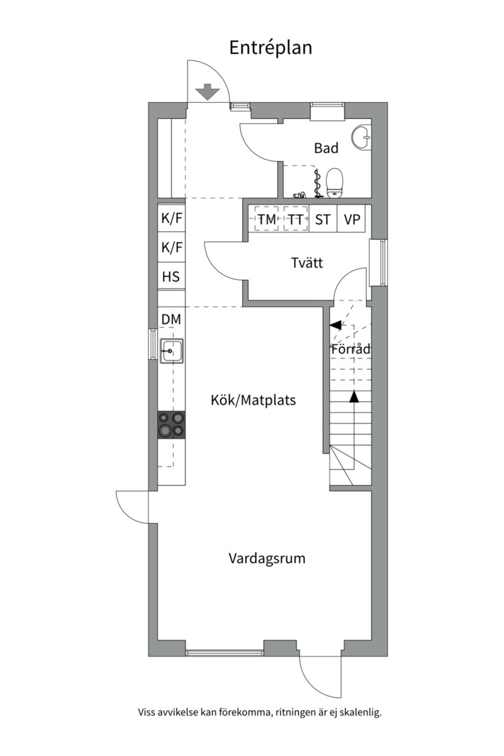 Planlösning från Idunslingan 25, Kommande i Skälby, Järfälla