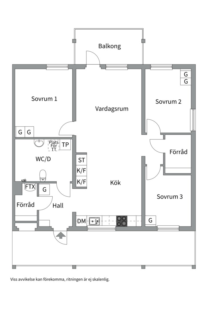Planlösning från Fidravägen 35, 4/4tr, Såld i Saltsjöbaden, Nacka