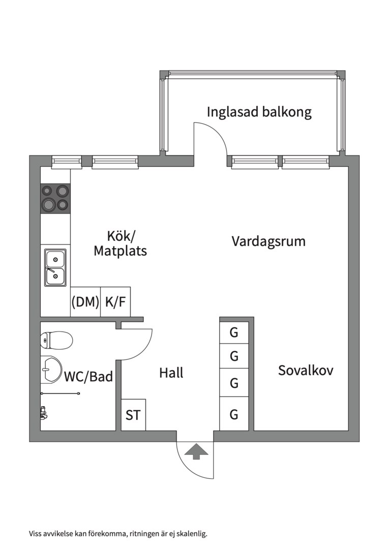 Planlösning från Ormingeringen 77, Kommande i Västra Orminge, Nacka