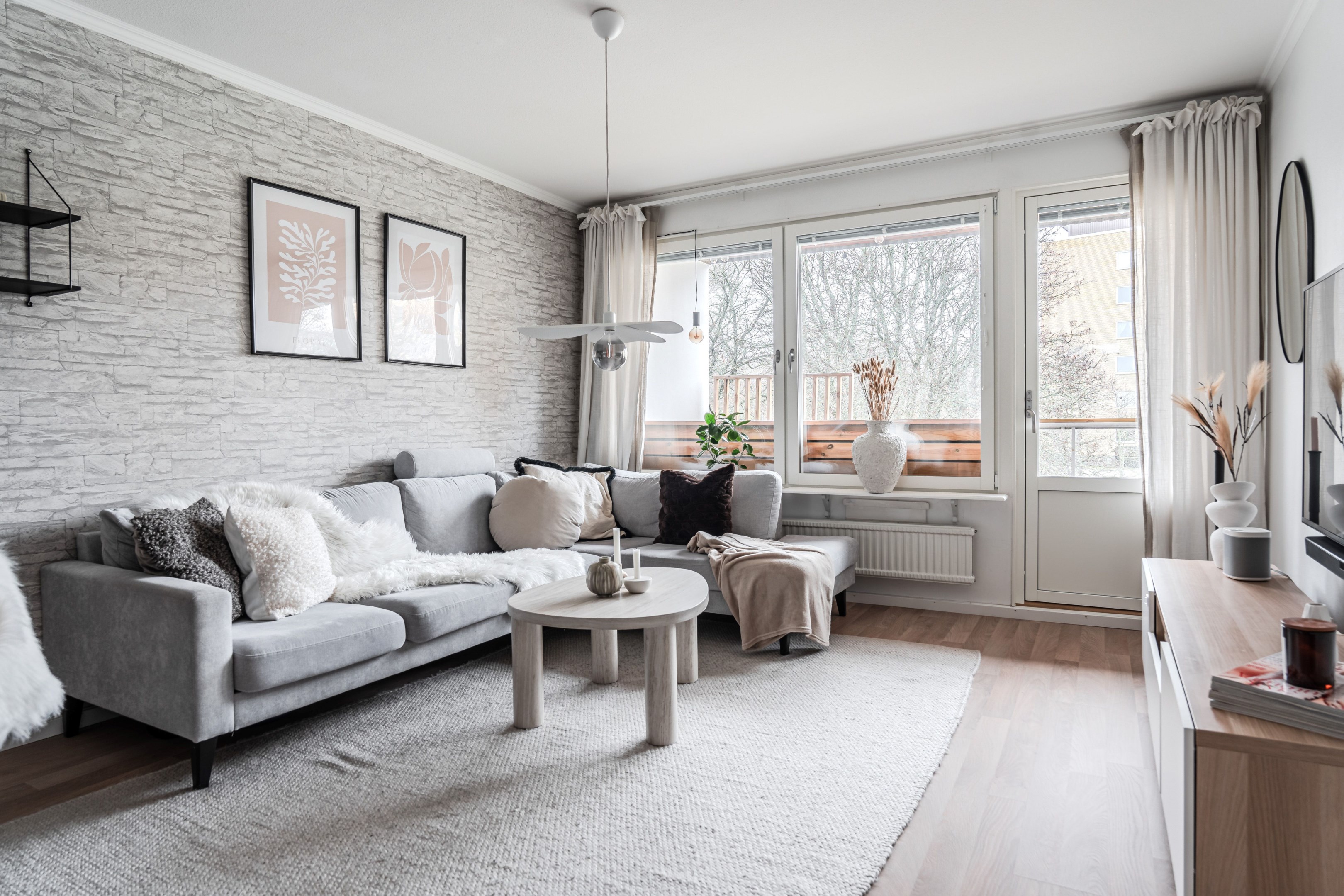 Bostadsbild från Gräslöksgatan 36, Kommande i Årsta, Uppsala