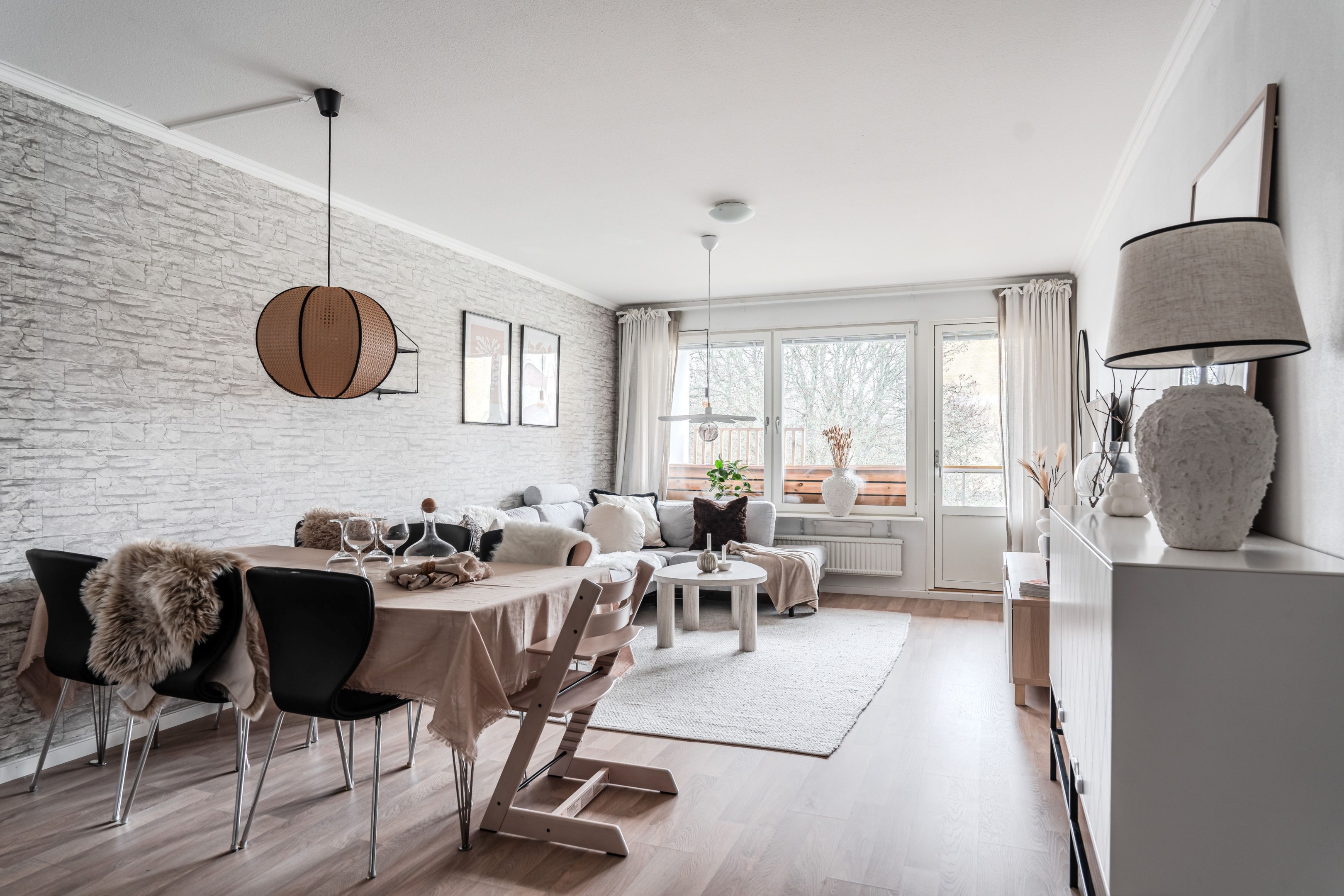 Bostadsbild från Gräslöksgatan 36, Kommande i Årsta, Uppsala