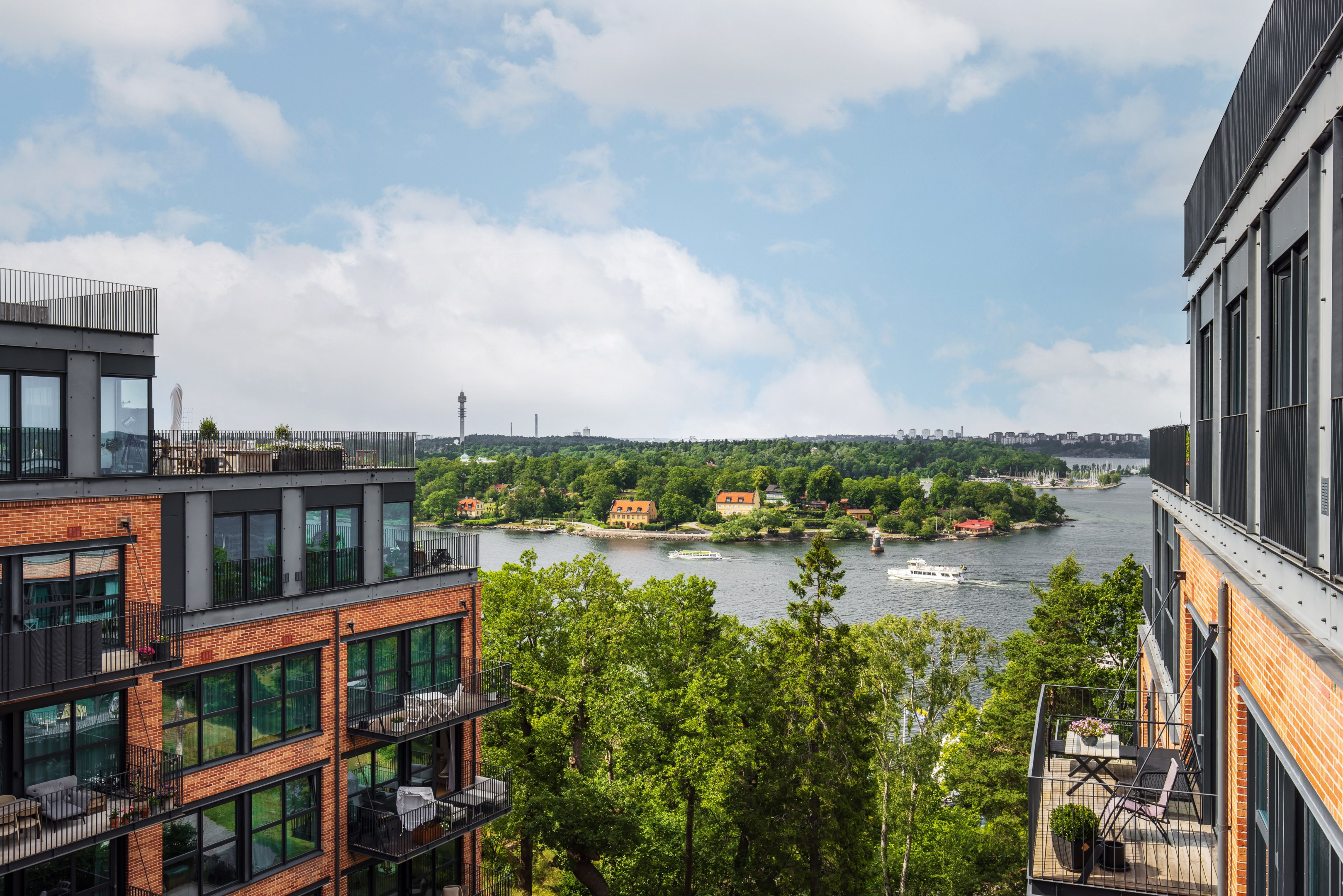 Bostadsbild från Fabrikörvägen 4A, Kommande i Nacka Strand, Nacka
