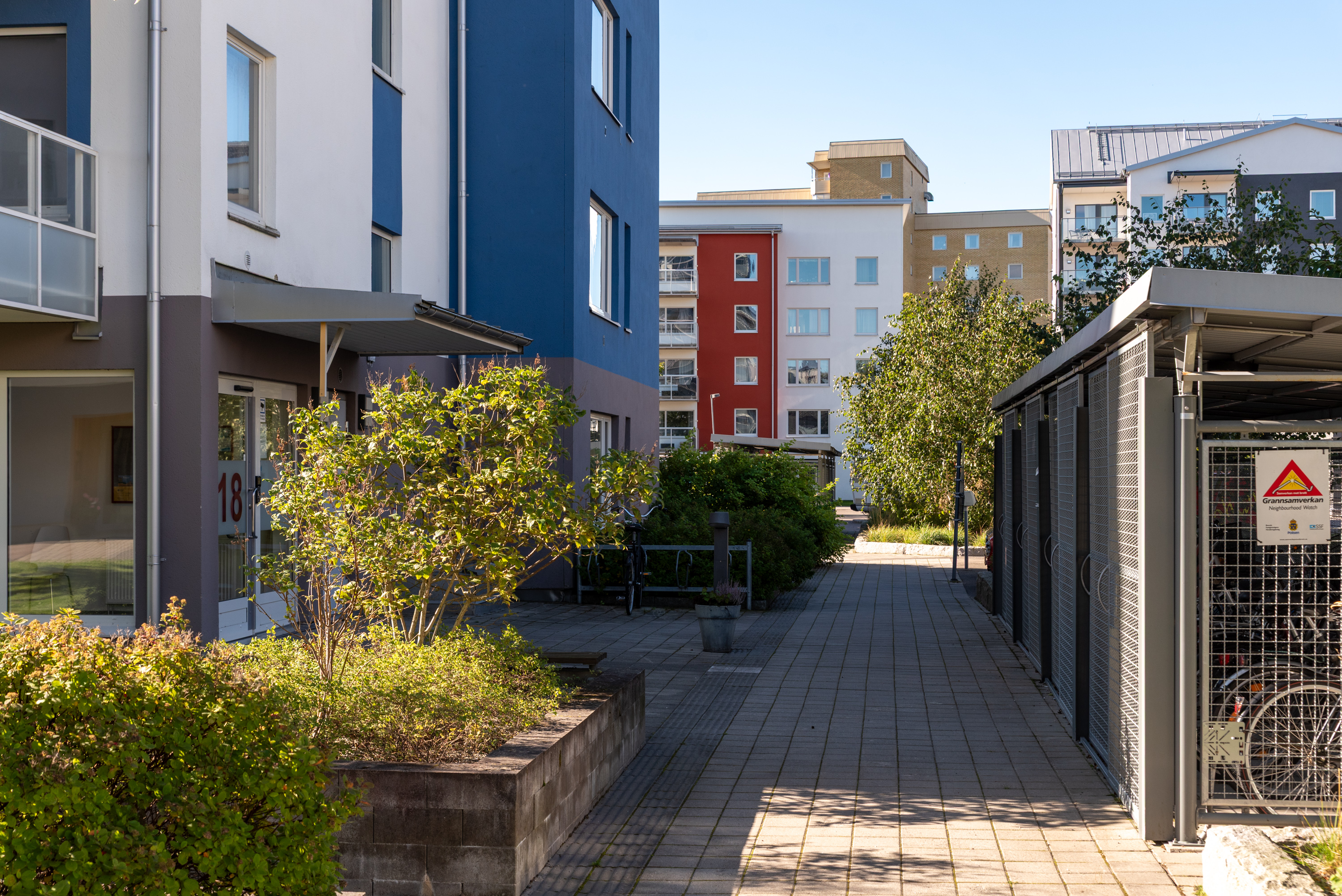Bostadsbild från Patentgatan 18, Kommande i Tegnérlunden, Västerås