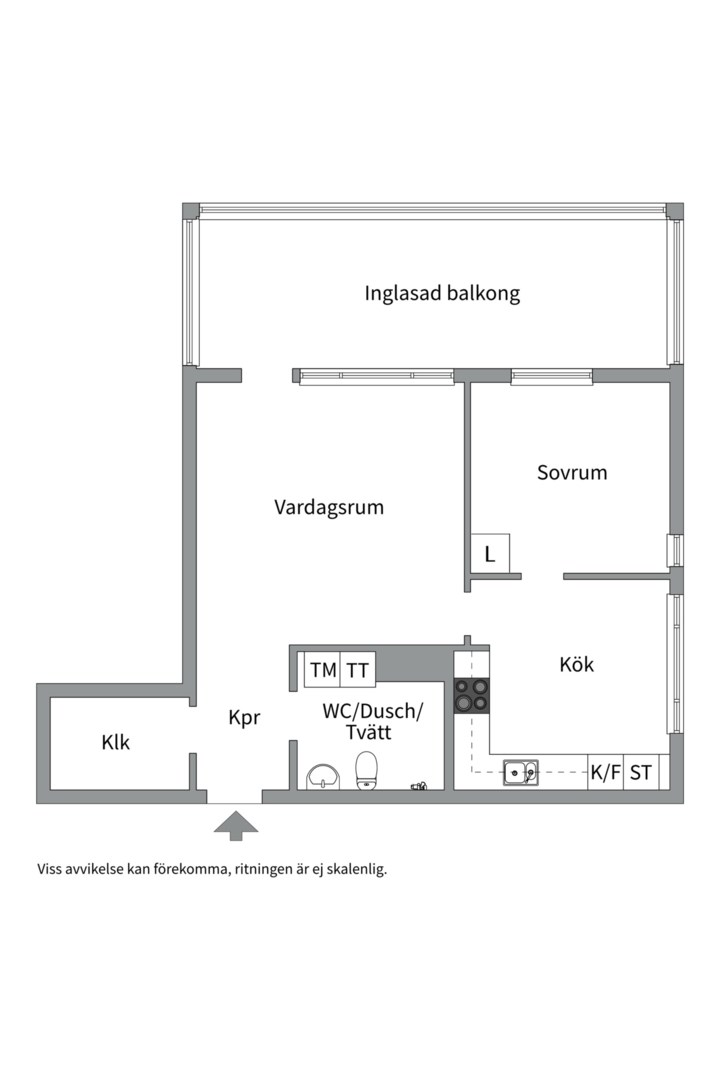 Bostadsbild från Patentgatan 18, Kommande i Tegnérlunden, Västerås