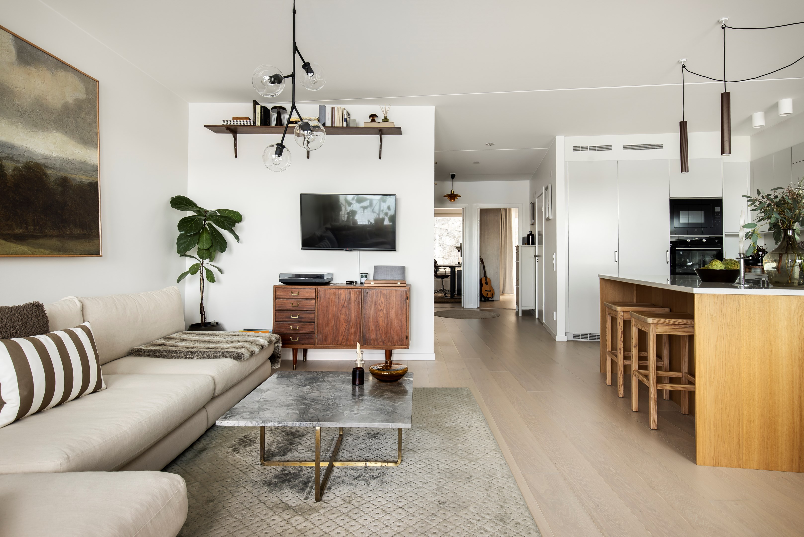 Bostadsbild från Telegrafvägen 36, Kommande i Telegrafberget, Nacka