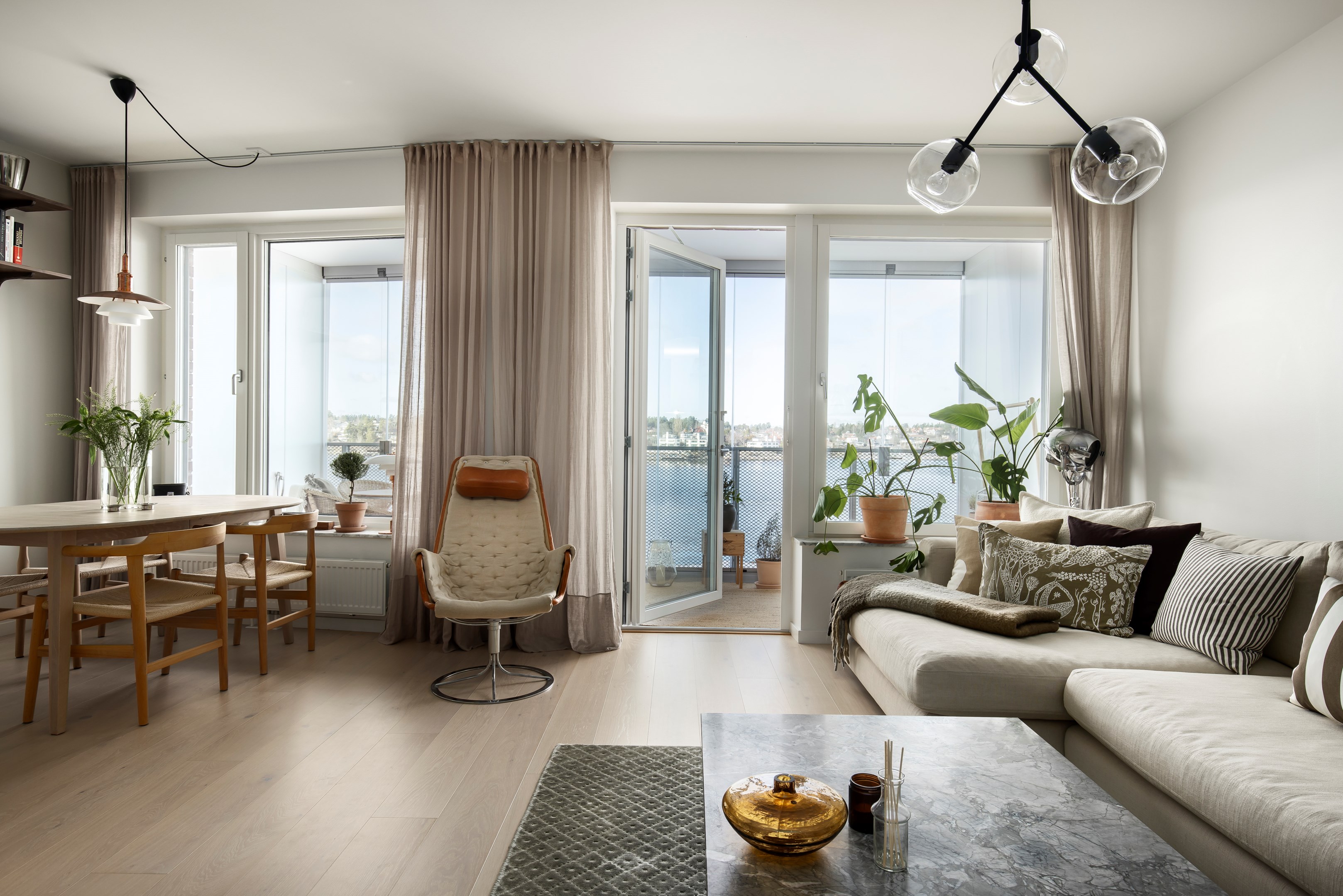 Bostadsbild från Telegrafvägen 36, Kommande i Telegrafberget, Nacka