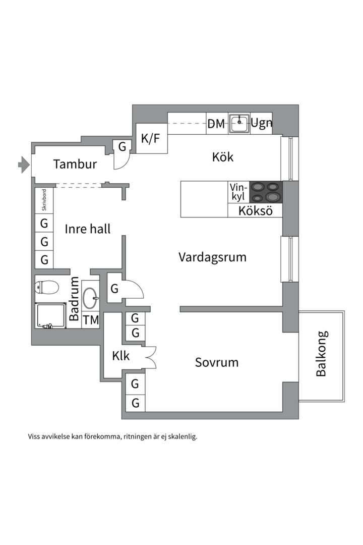 Planlösning från Norr Mälarstrand 68, 4 tr, Såld i Kungsholmen - Norr Mälarstrand, Stockholm