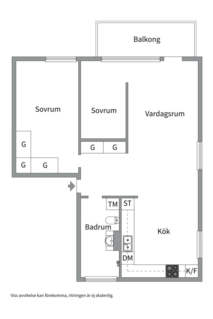 Planlösning från Ljuskärrsvägen 111, Såld i Ljuskärrsberget - Saltsjöbaden, Nacka