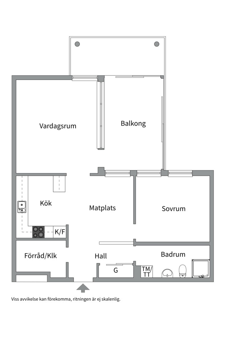 Bostadsbild från Folkparksgatan 4, Såld i Tegnérlunden, Västerås