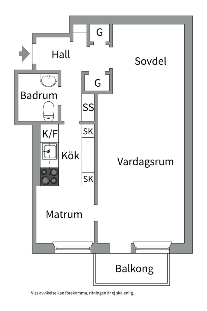 Planlösning från Sysslomansgatan 26, 8tr, Kommande i Kungsholmen - Nedre Kungsholmen, Stockholm