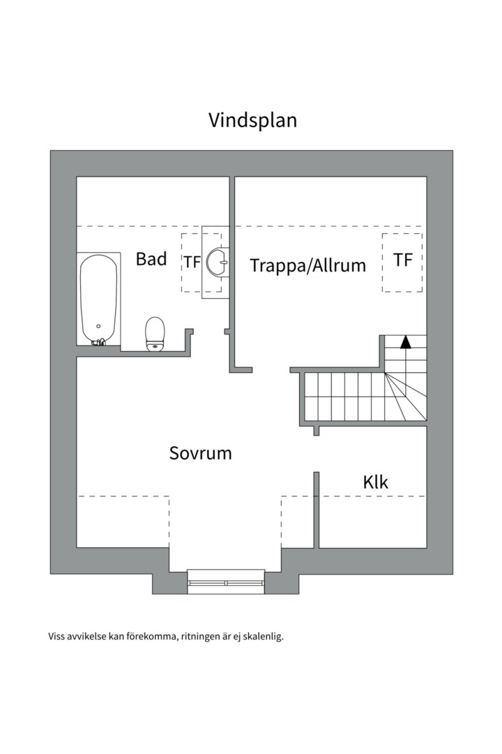 Planlösning från Stig Lindbergs gata 20, Såld i Porslinskvarteren, Värmdö