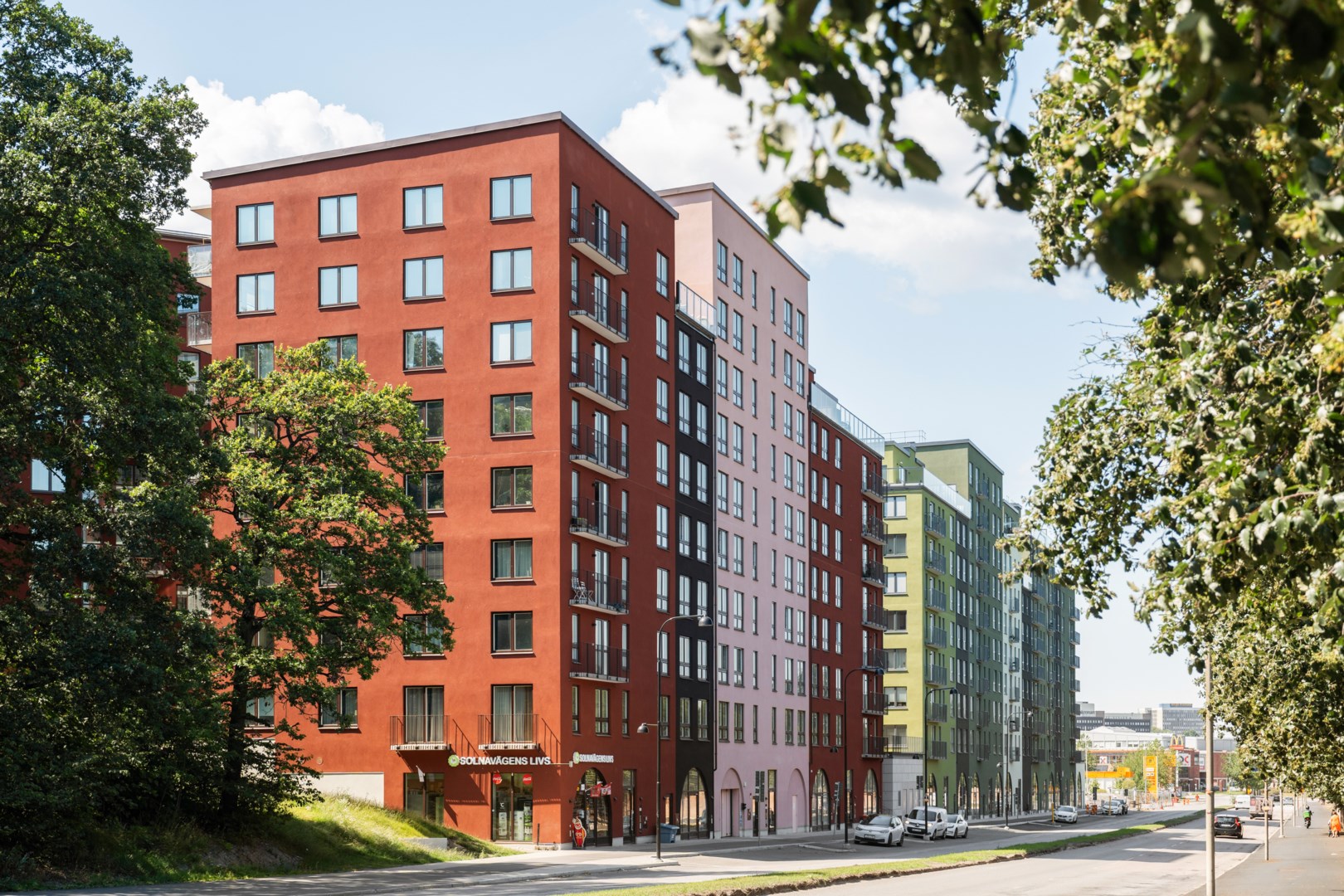 Bostadsbild från Solnavägen 13A, Kommande i Karolinska / Hagastaden, Solna kommun, Solna