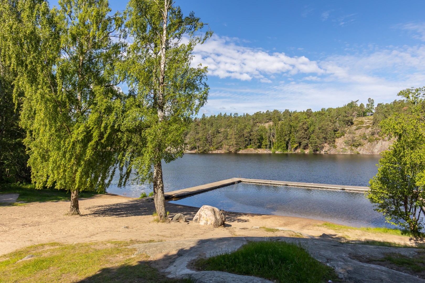 Bostadsbild från Vintervägen 1A, Kommande i Björknäs, Nacka