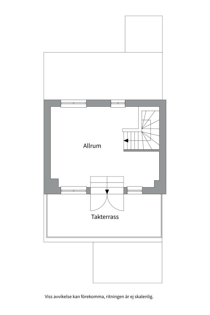 Planlösning från Båtvägen 35, Såld i Porslinskvarteren, Värmdö