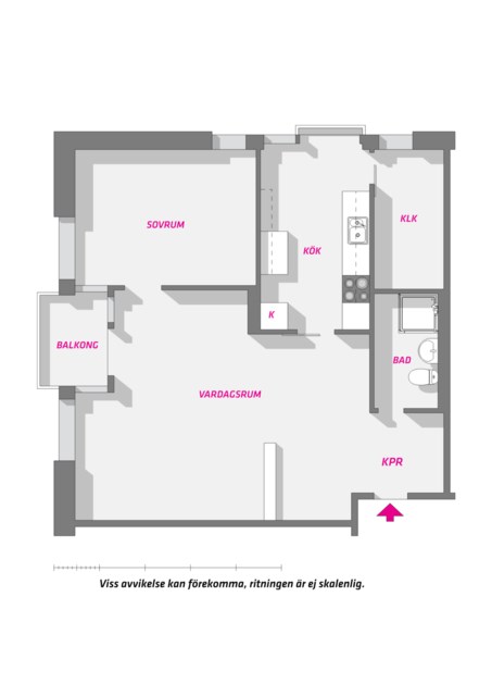 Bostadsbild från Odensvigatan 3, Såld i Odensvi, Västerås