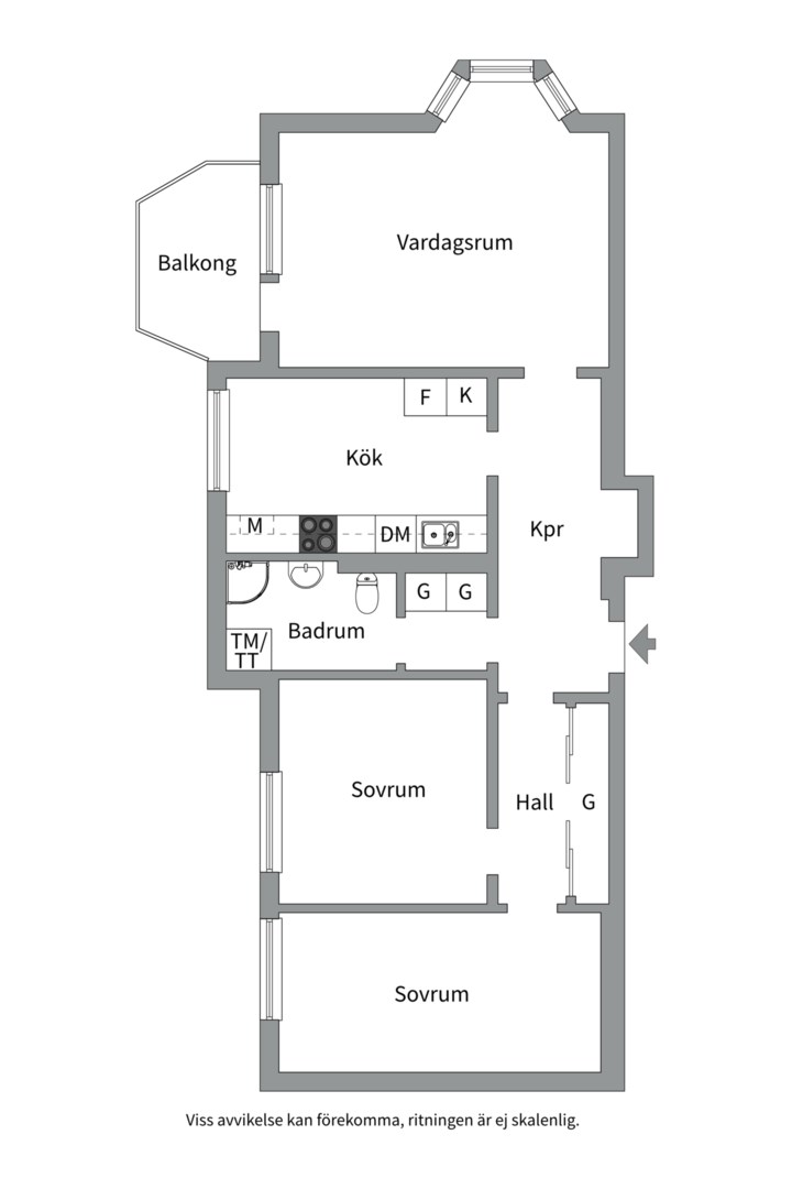 Planlösning från Alphyddevägen 15, Till salu i Alphyddan, Nacka