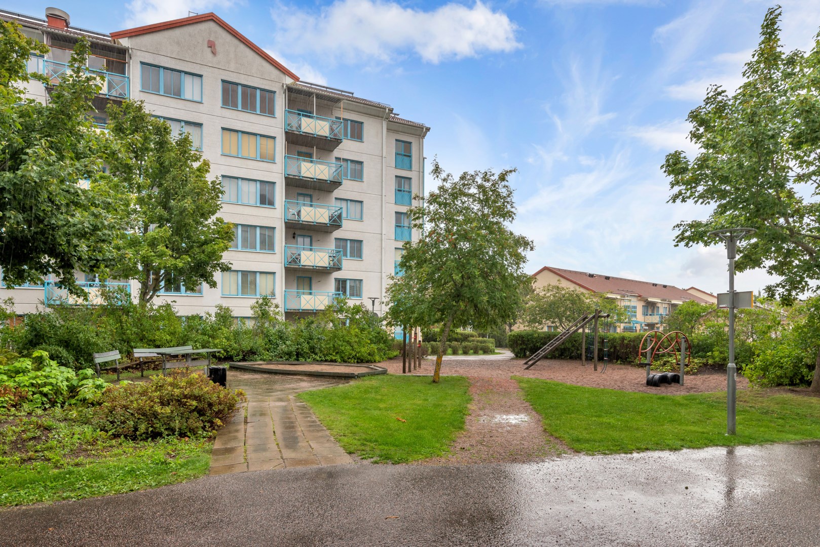 Bostadsbild från Stenrösvägen 3, Kommande i Stenhagen, Uppsala