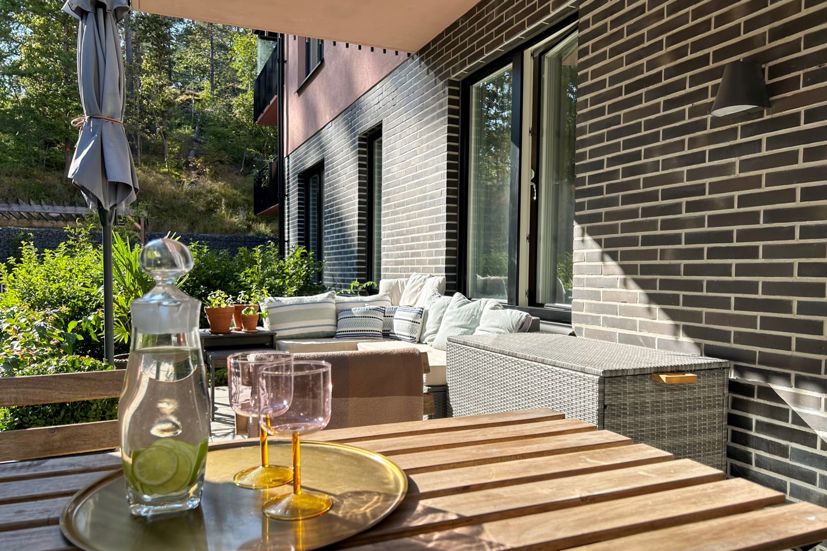 Bostadsbild från Grenvägen 2, Kommande i Ösby Sjöpark, Värmdö