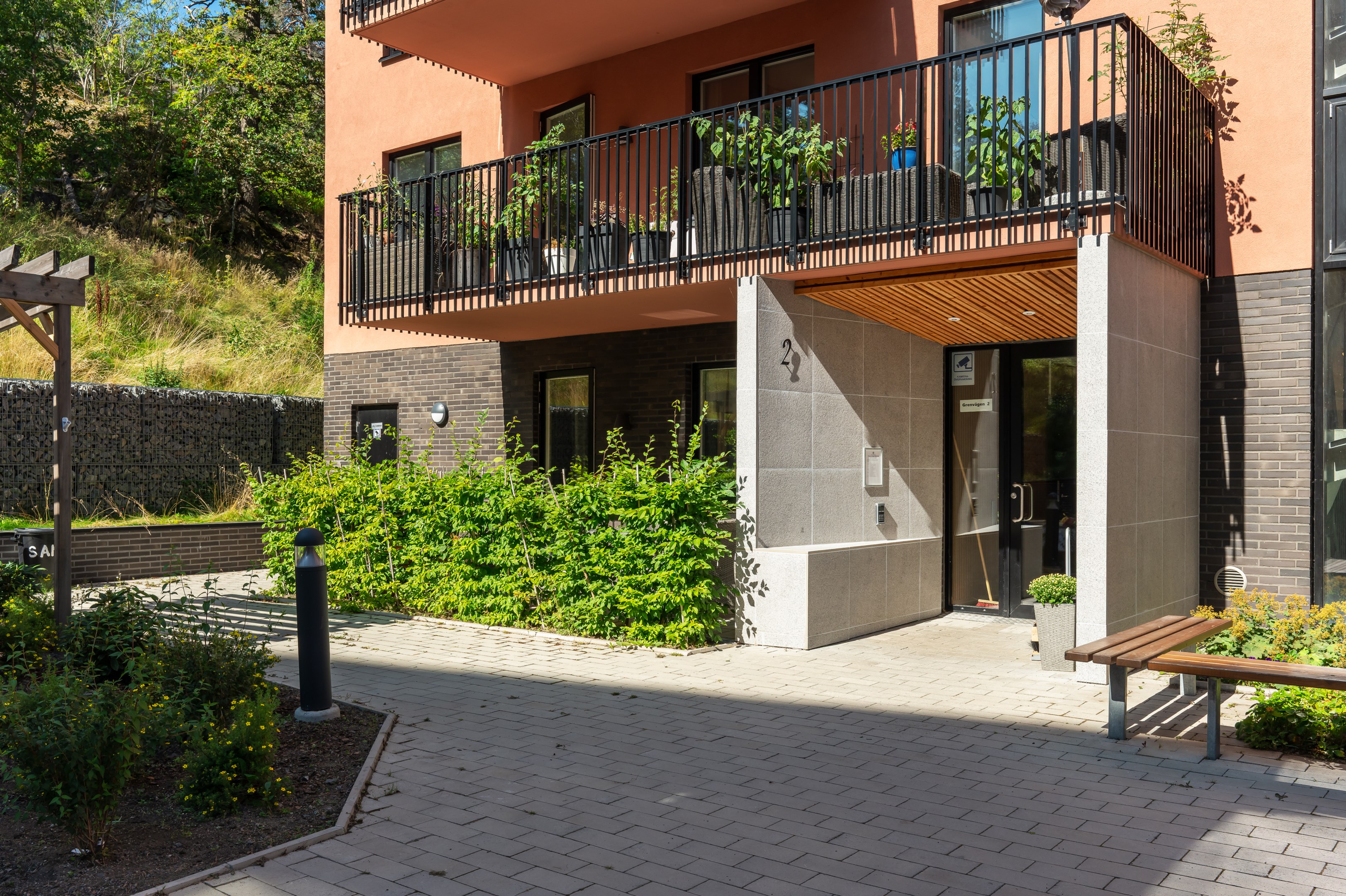 Bostadsbild från Grenvägen 2, Kommande i Ösby Sjöpark, Värmdö