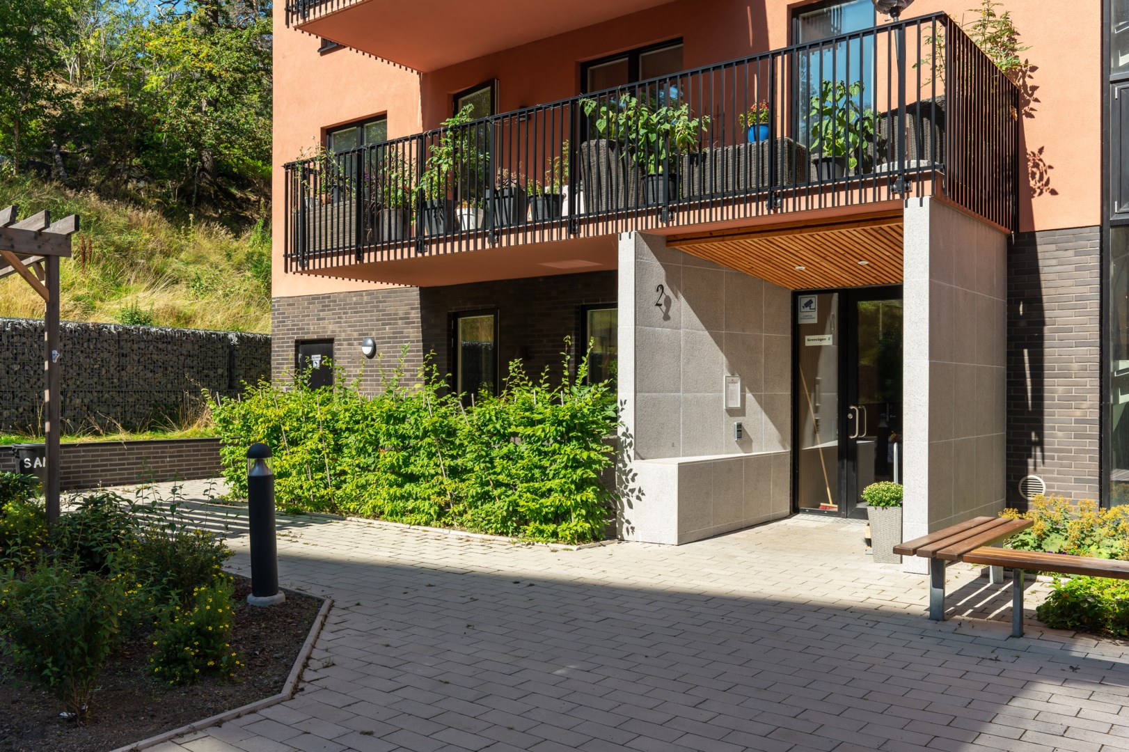 Bostadsbild från Grenvägen 2, Kommande i Ösby Sjöpark, Värmdö