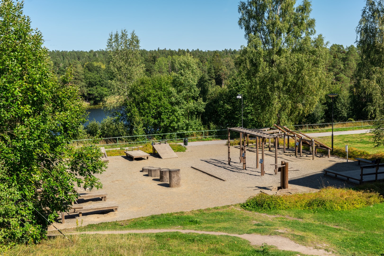 Utegym intill föreningen