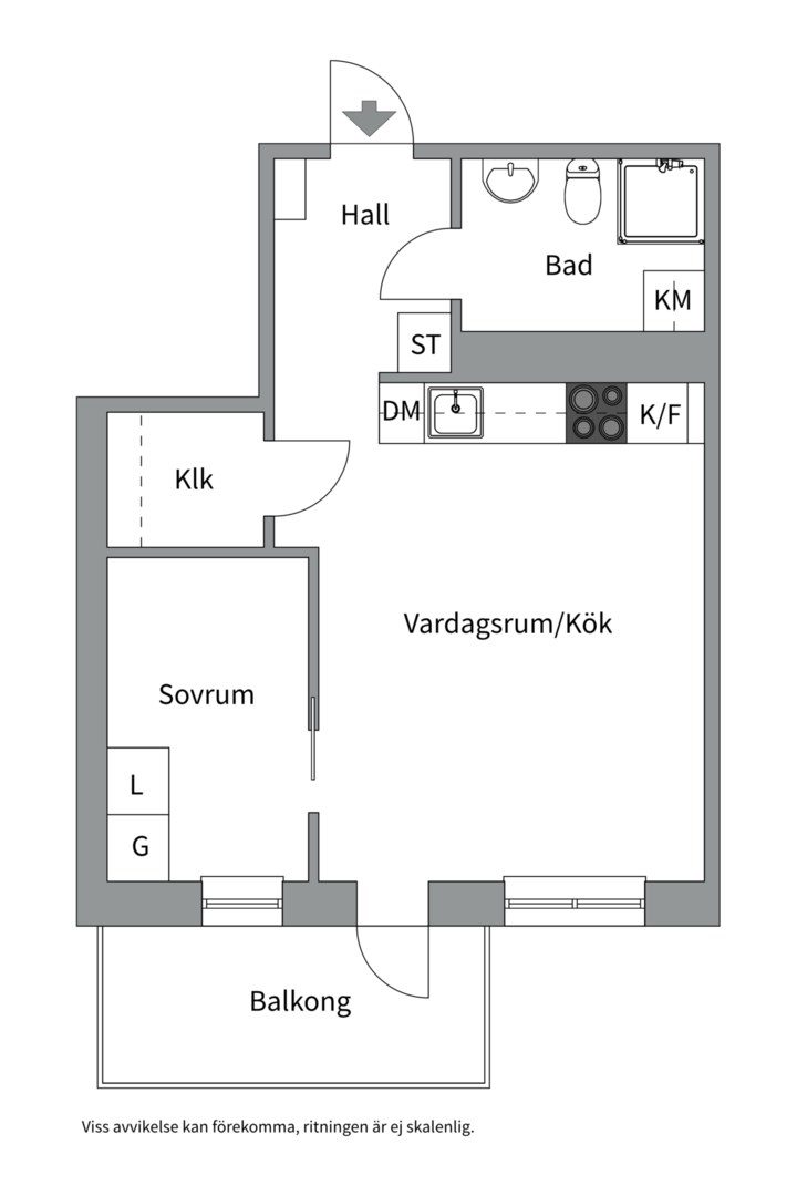 Planlösning från Tollare strand 1, Såld i Tollare, Nacka