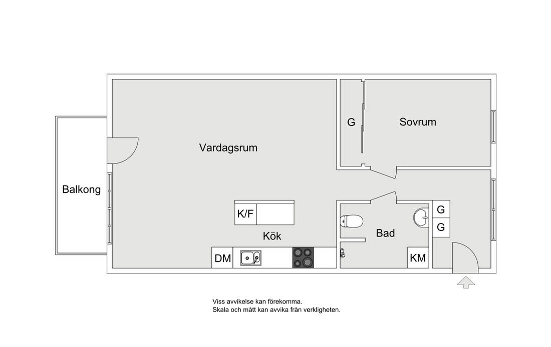 Bostadsbild från Turbinvägen 5B, Såld i Järla sjö, Nacka