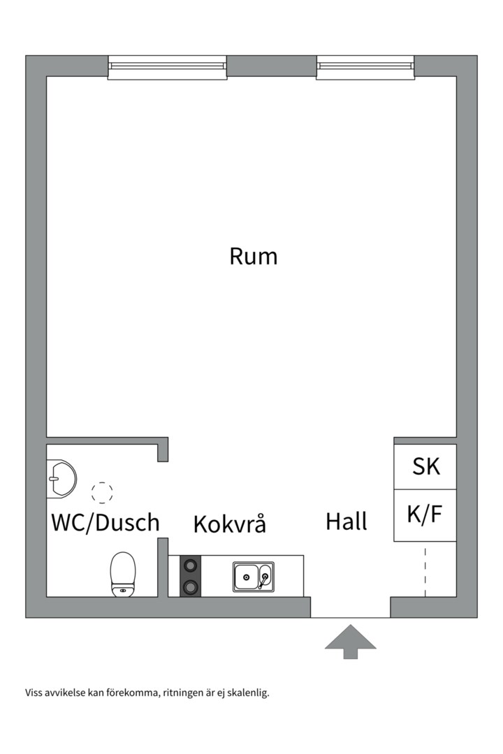 Planlösning från Finntorpsvägen 3, Kommande i Finntorp, Nacka