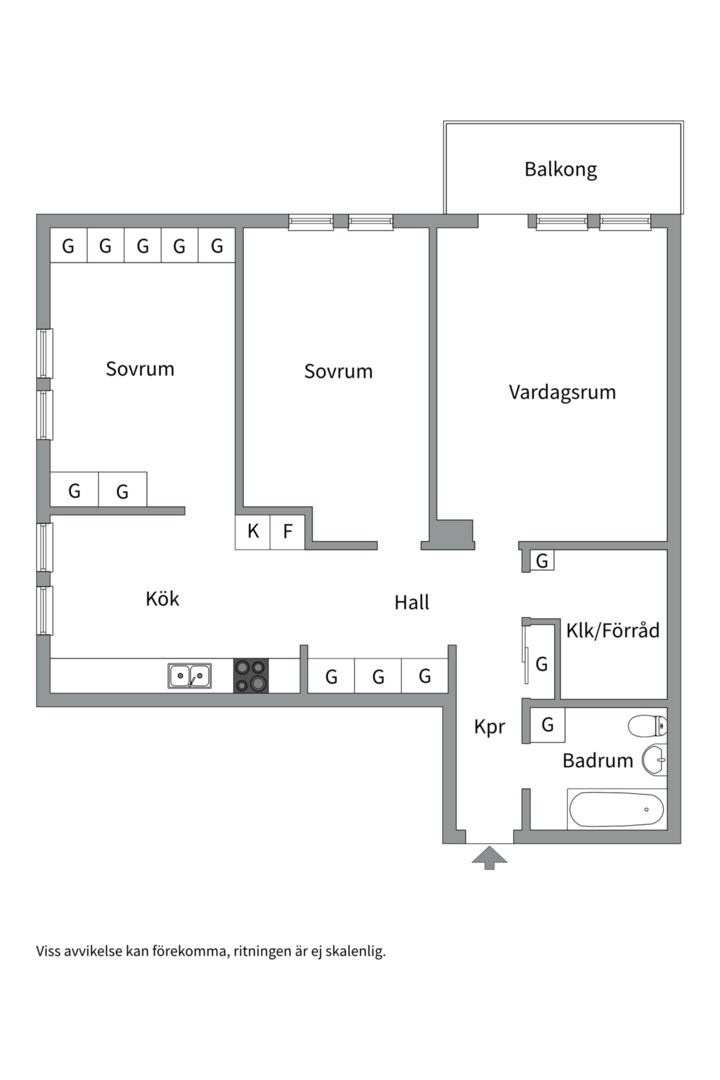 Planlösning från Skarpövägen 47, Såld i Västra Orminge, Nacka