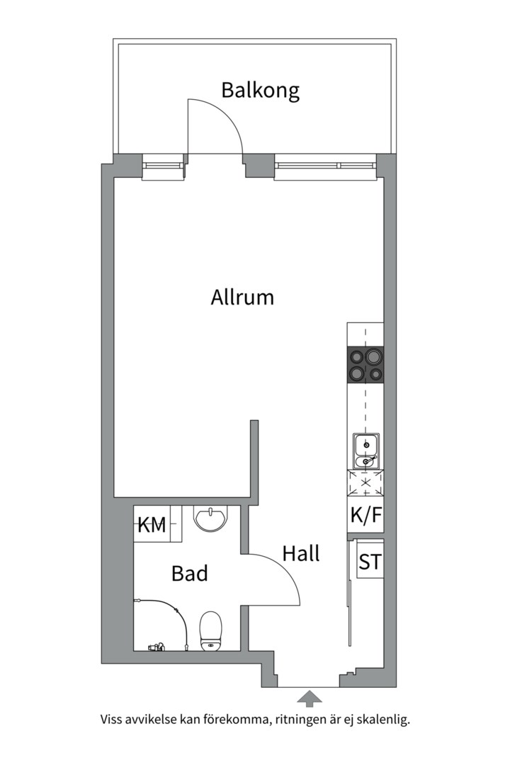 Planlösning från Kungsängsesplanaden 2B, Såld i Kungsängen, Uppsala