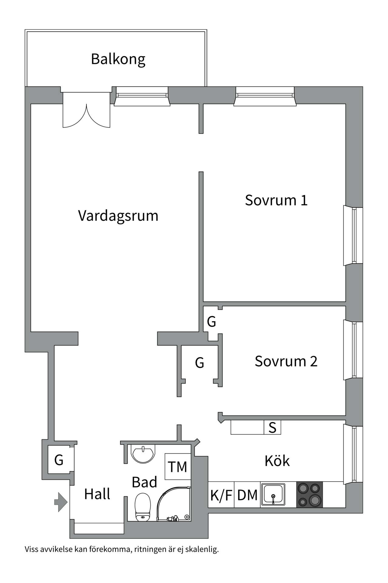 Bostadsbild från Atterbomsvägen 38, Såld i Kungsholmen - Fredhäll, Stockholm