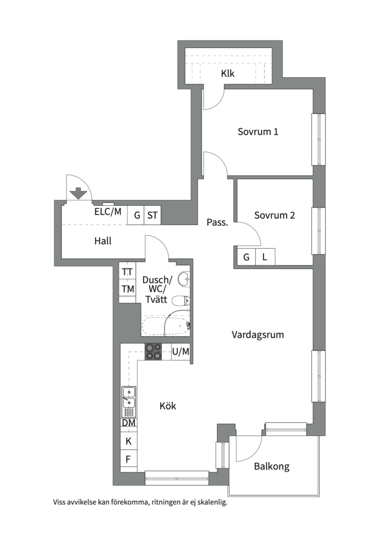 Planlösning från Tollareslingan 22, 9 tr, Till salu i Tollare, Nacka