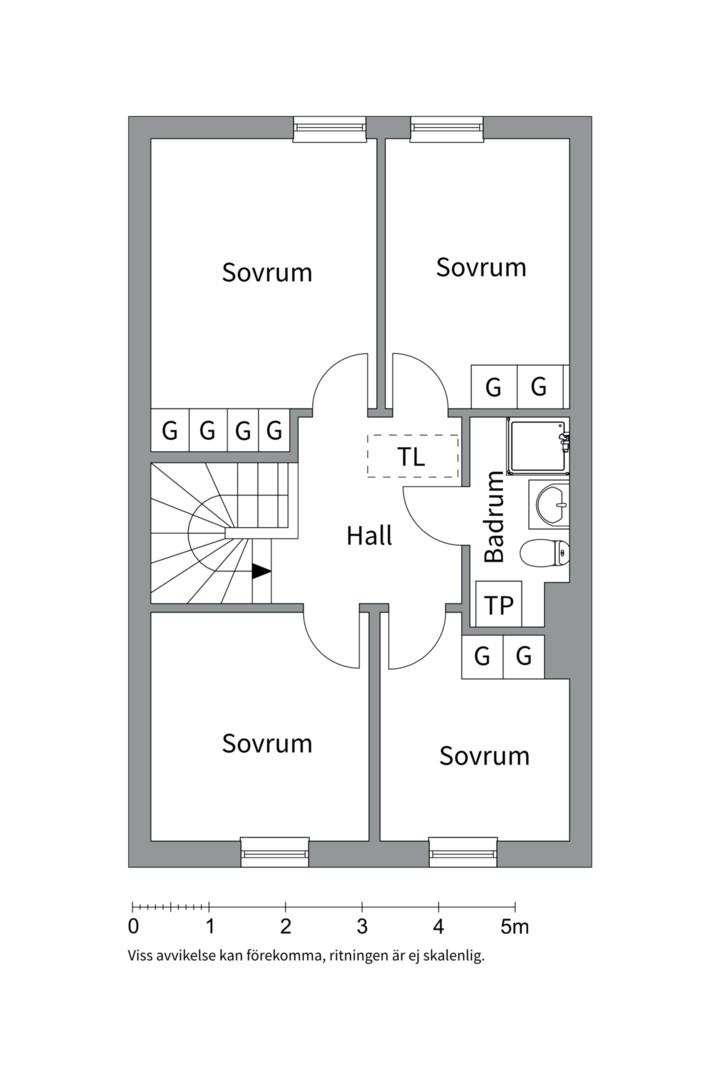 Planlösning från Vitmossvägen 266, Kommande i Lindbacken, Uppsala