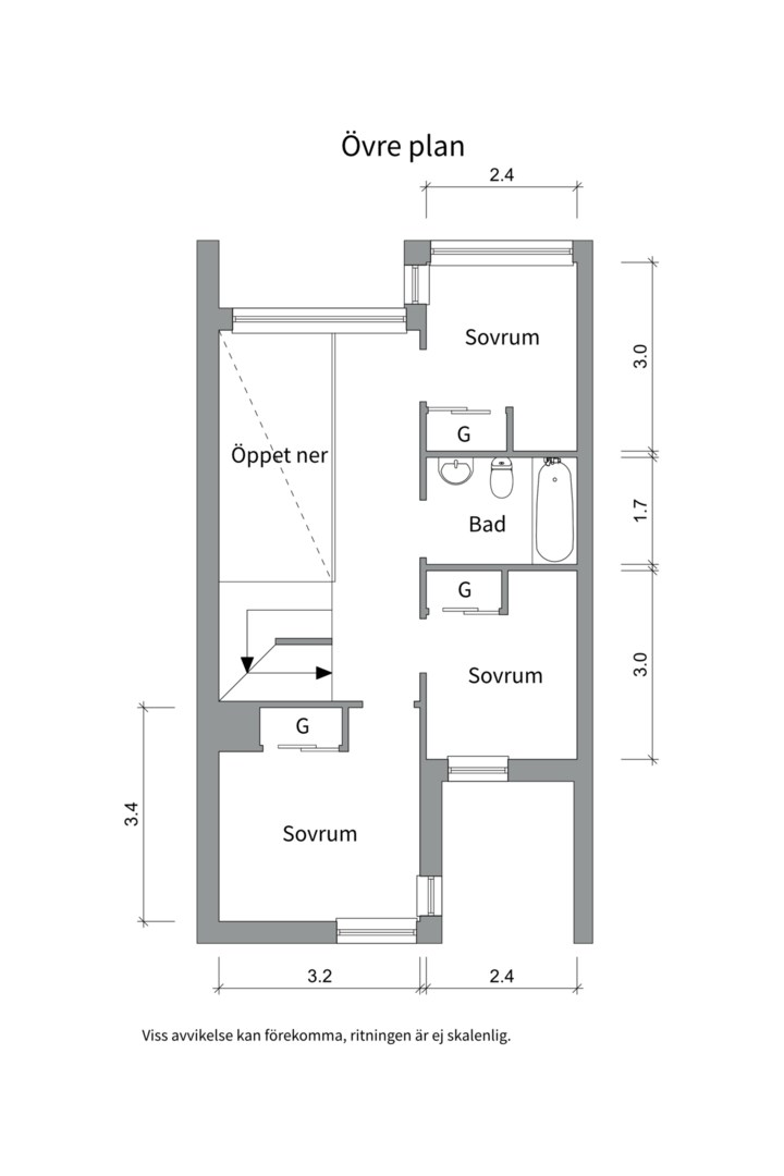 Planlösning från Källbovägen 2H, Kommande i Gamla Gottsunda, Uppsala