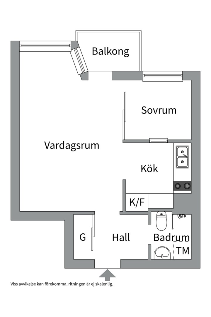 Planlösning från Sysslomansgatan 22, 3 tr, Såld i Kungsholmen - Nedre Kungsholmen, Stockholm