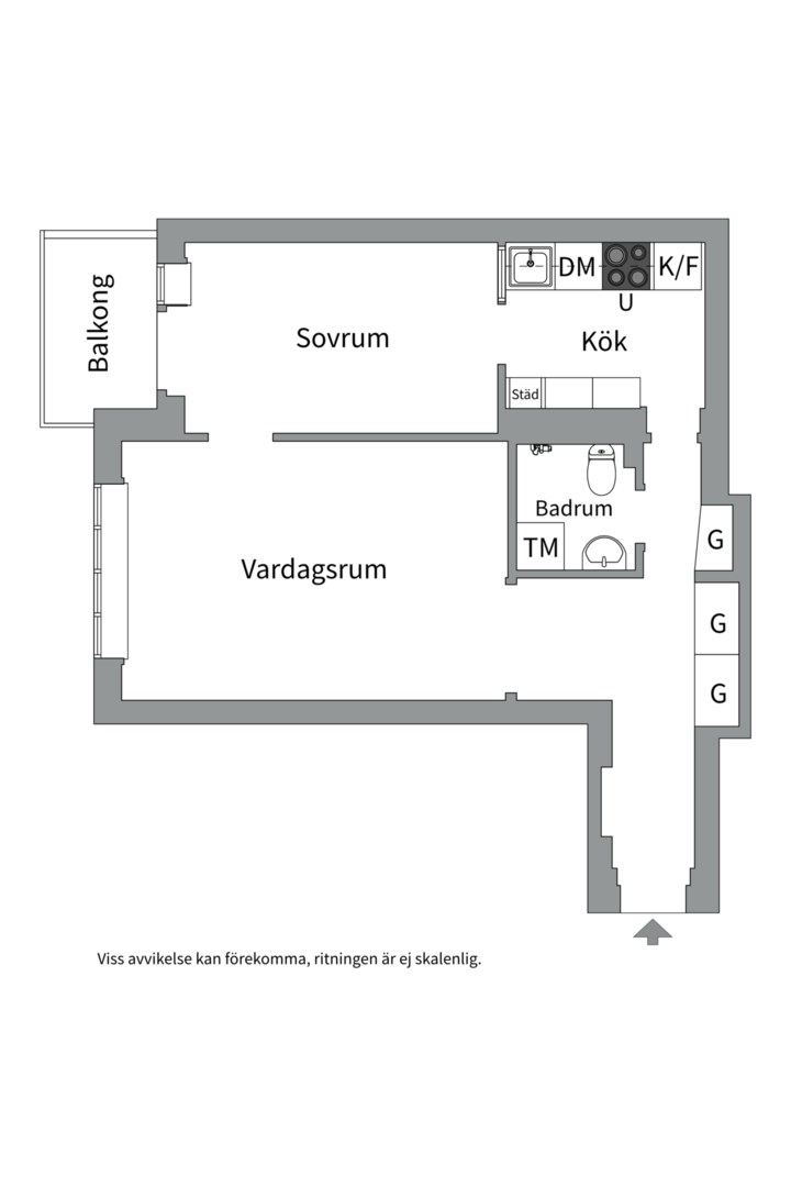 Planlösning från Ernst Ahlgrens väg 7, Såld i Kungsholmen - Fredhäll, Stockholm